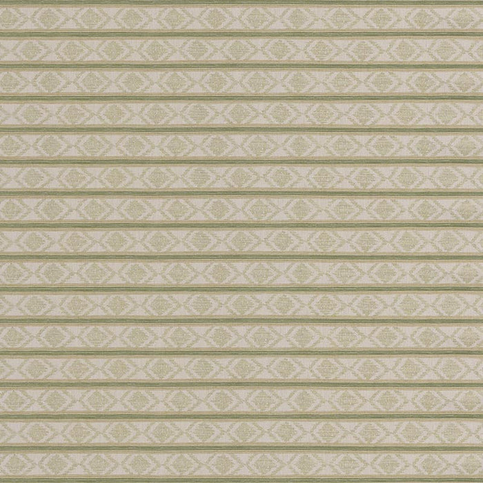 GP & J Baker Burford Stripe Green Fabric Sample BF11034.8.0