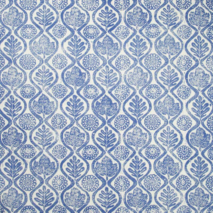 Lee Jofa Oakleaves Azure Fabric Sample BFC-3514.50.0