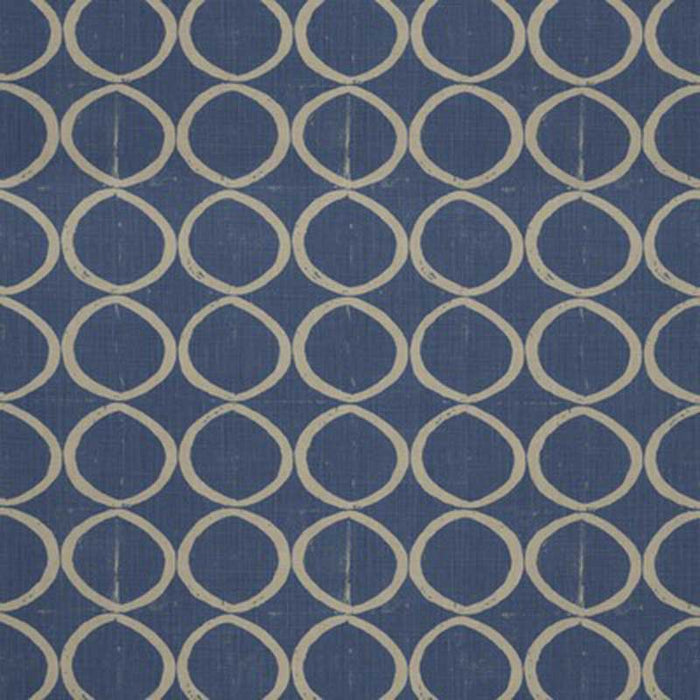 Lee Jofa Circles Azure Fabric Sample BFC-3665.5.0