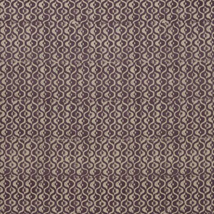 Lee Jofa Small Medallion Aubergine Fabric Sample BFC-3669.909.0