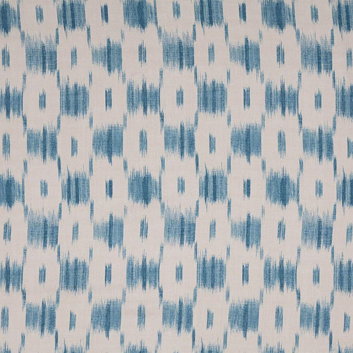 Lee Jofa Ikat Check Aqua Fabric Sample BFC-3702.13.0