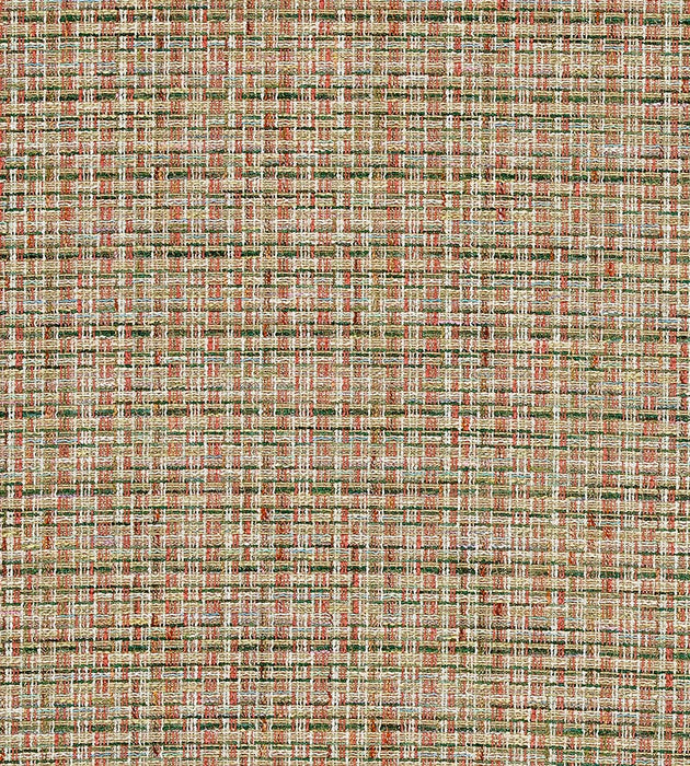 Old World Weavers Faye Olive Coral Fabric Sample BI 0005FAYE