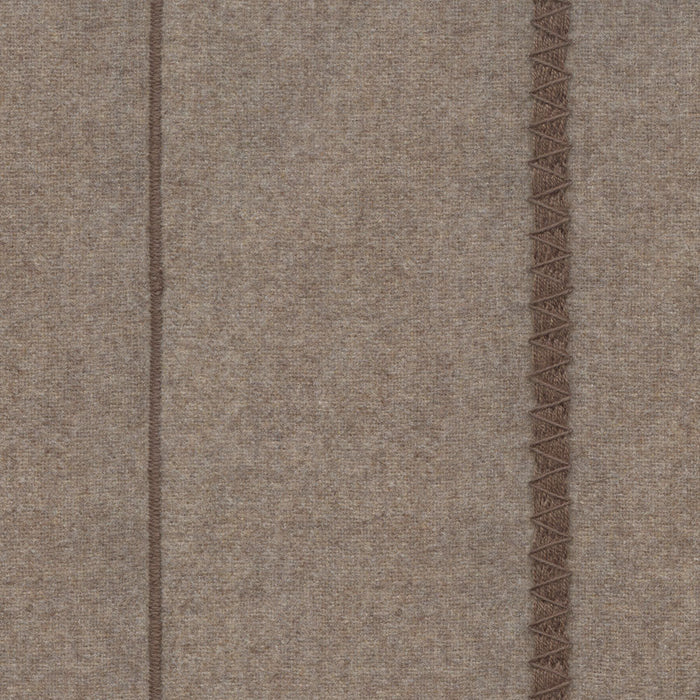 Maya Romanoff Blanket Yarn & Stitch Heathered Tan/Taupe Wallpaper Sample MR-BK-01-2176