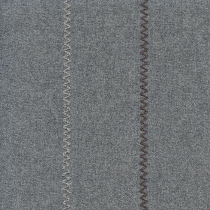 Maya Romanoff Blanket Zig Zag Heathered Grey/Dove Wallpaper Sample MR-BK-03-1X02