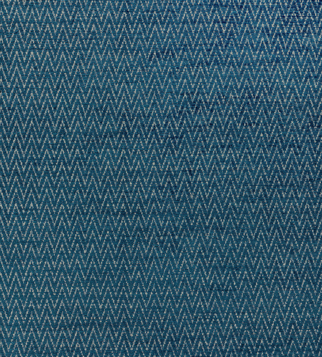 Boris Kroll Chevron Chenille Peacock Fabric Sample BK 0005K65116