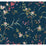 York Blossom Branches Navy Sample BL1745