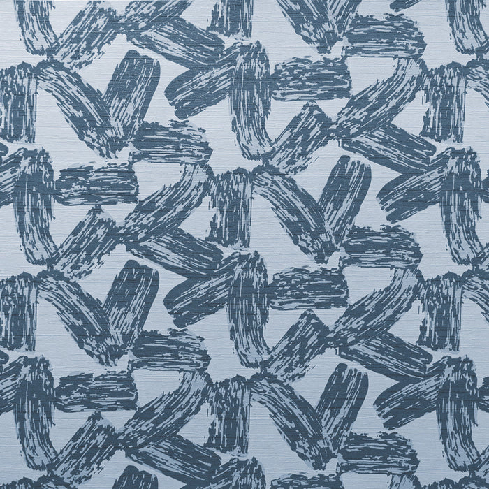 Maya Romanoff Levante Blake Slate Blue Wallpaper Sample MR-LV-3033-B