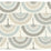 York Feather & Fringe Cream & Blue Wallpaper BO6643