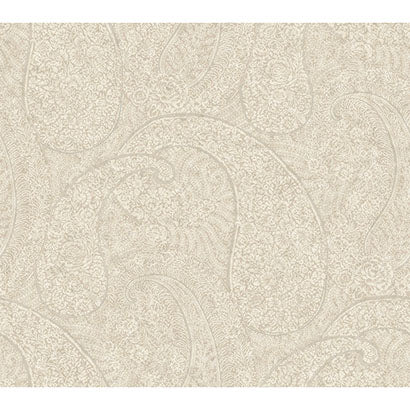 York Kashmir Dreams Paisley Off White Wallpaper BO6652