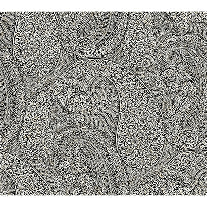 York Kashmir Dreams Paisley Black Wallpaper BO6654