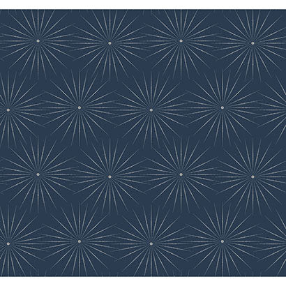 York Starlight Blue & Silver Wallpaper BO6695