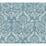 York Laurel Damask Blue Wallpaper BO6733