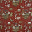 GP & J Baker Castleton Crimson/Taupe Fabric Sample BP10313.3.0