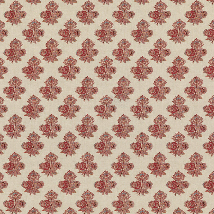 GP & J Baker Poppy Paisley Red Fabric Sample BP10823.1.0