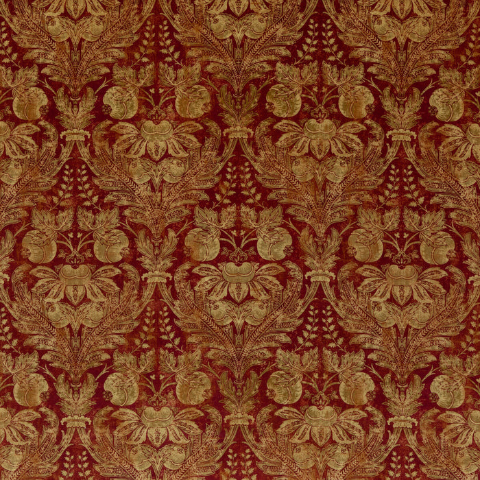 GP & J Baker Lapura Velvet Indian Red Fabric Sample BP10829.2.0