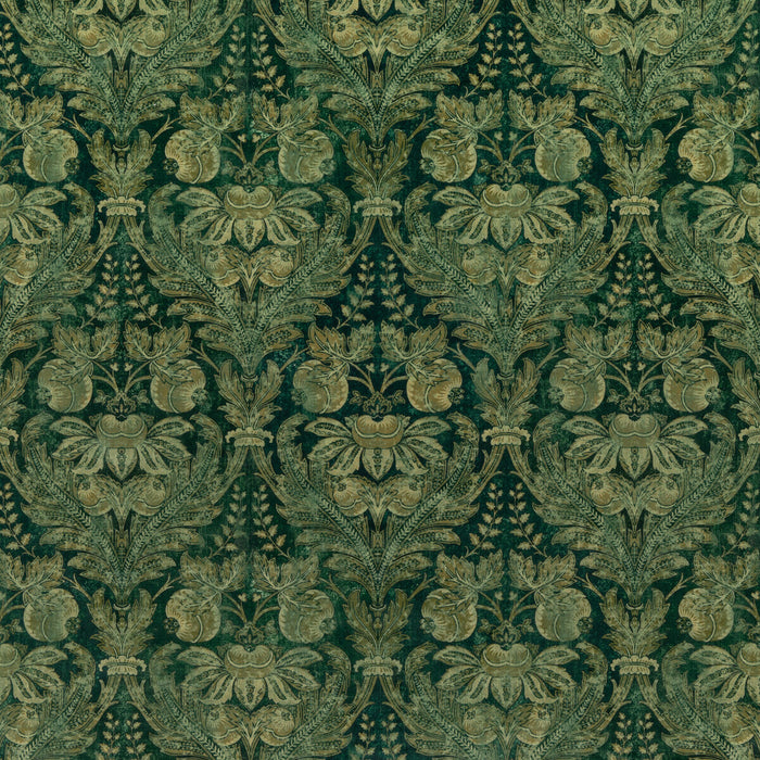 GP & J Baker Lapura Velvet Emerald Fabric Sample BP10829.3.0