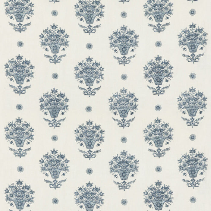 GP & J Baker Pondicherry Indigo Fabric Sample BP10913.1.0