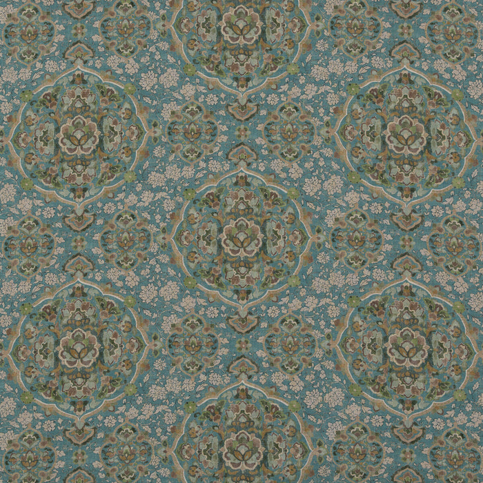 GP & J Baker Kiana Teal Fabric Sample BP10928.2.0