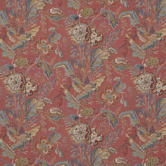 GP & J Baker Indienne Flower Red Fabric Sample BP10938.4.0