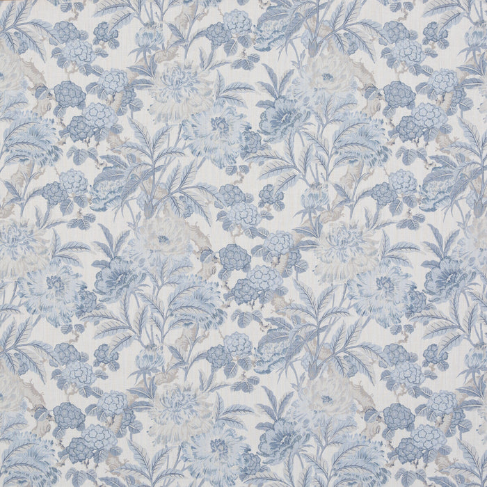 GP & J Baker Summer Peony Blue Fabric Sample BP10950.1.0