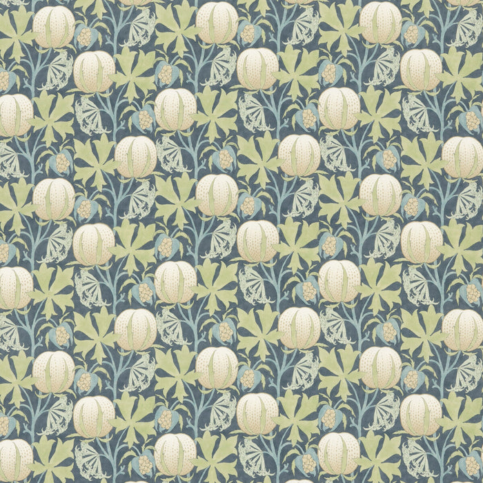 GP & J Baker Pumpkins Cotton Green/Blue Fabric Sample BP10973.2.0