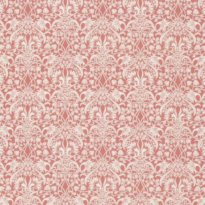 GP & J Baker Fritillerie Cotton Coral Fabric Sample BP10974.1.0