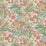 GP & J Baker Trumpet Flowers Cotton Red/Green Fabric Sample BP10976.1.0