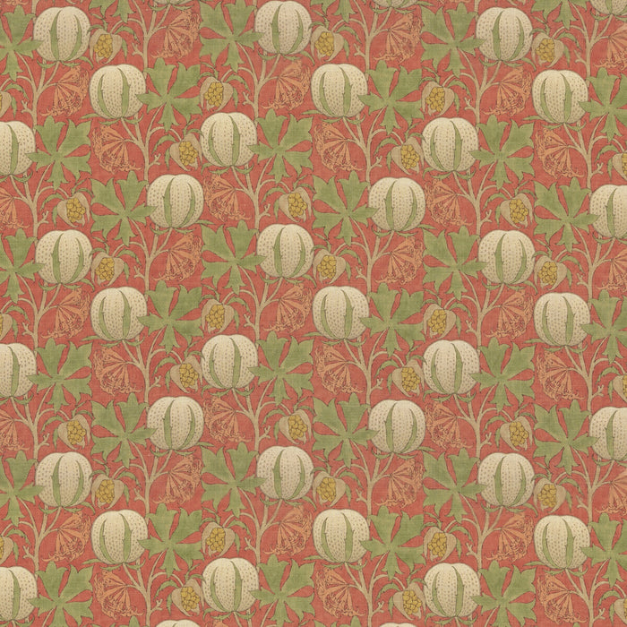 GP & J Baker Pumpkins Red/Green Fabric Sample BP10981.1.0