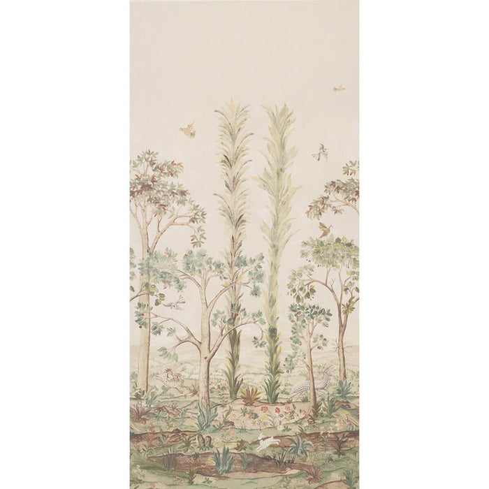 GP & J Baker Tall Trees Printed Panel Sunset Fabric Sample BP11057.3.0