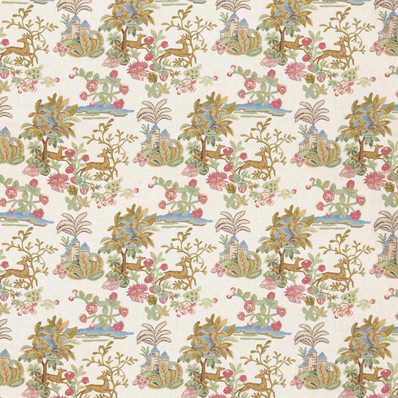 GP & J Baker Knight'S Tale Jewel Fabric BP11058.1.0