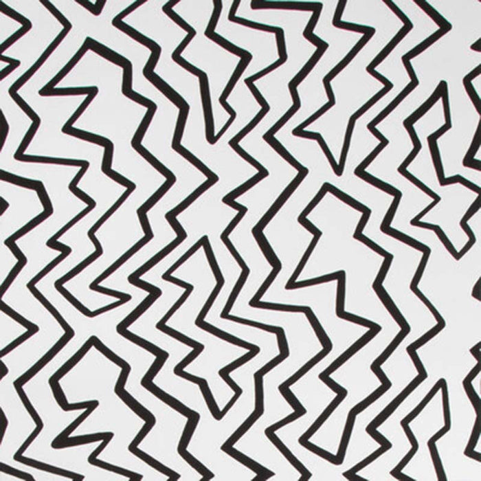 Brunschwig & Fils Staccato On Paper Black On White Wallpaper Sample BR-69539.970.0