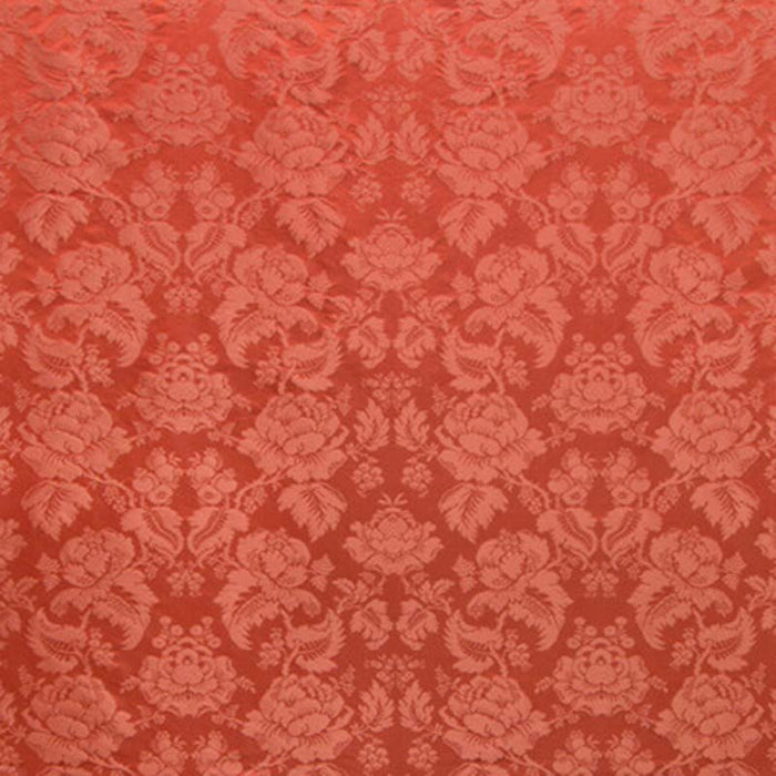 Brunschwig & Fils Moulins Damask Pepper Red Fabric Sample BR-81035.119.0