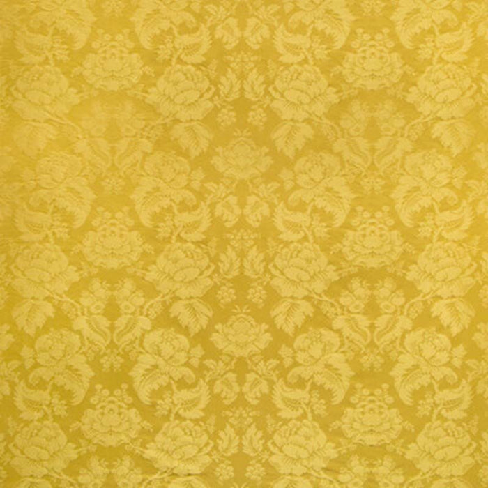 Brunschwig & Fils Moulins Damask Canary Fabric Sample BR-81035.4.0