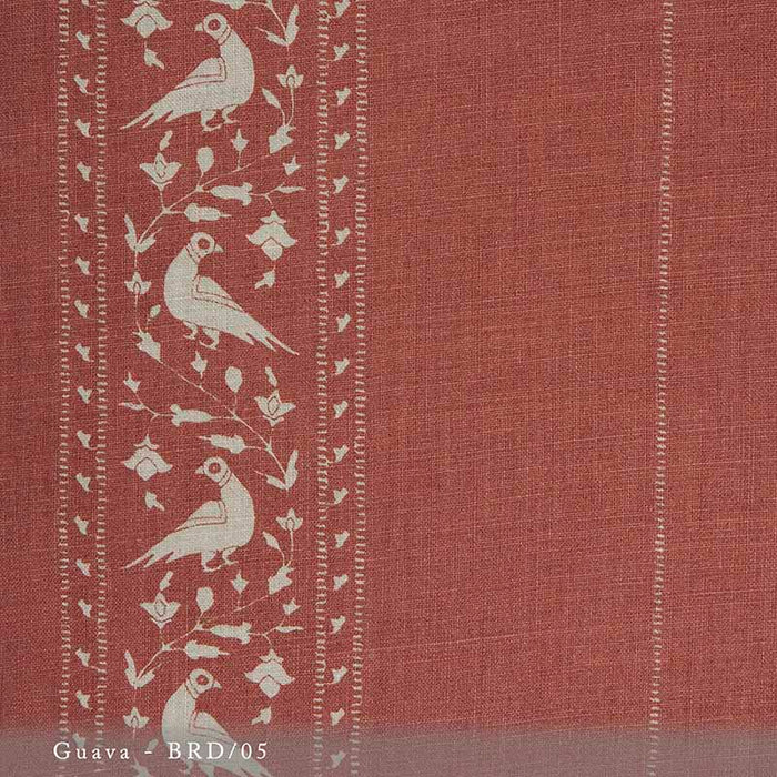 Lisa Fine Baroda II Guava Fabric Sample BRD-05