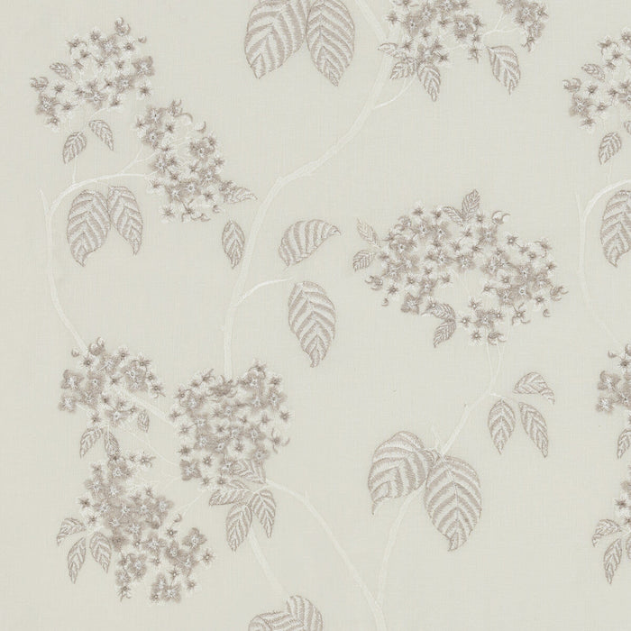 GP & J Baker Hydrangea Sheer Ivory Fabric Sample BV10954.104.0