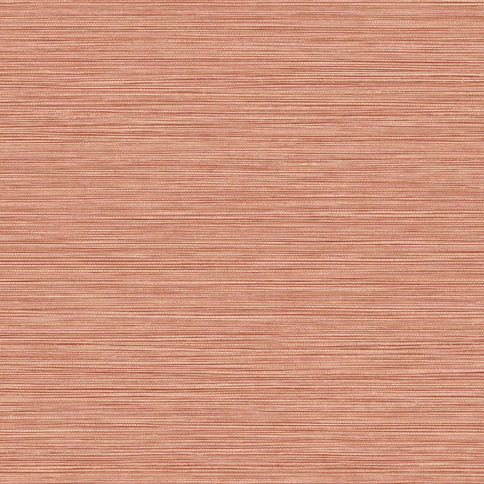 Seabrook Designs Grasslands Salmon Wallpaper Sample BV30101