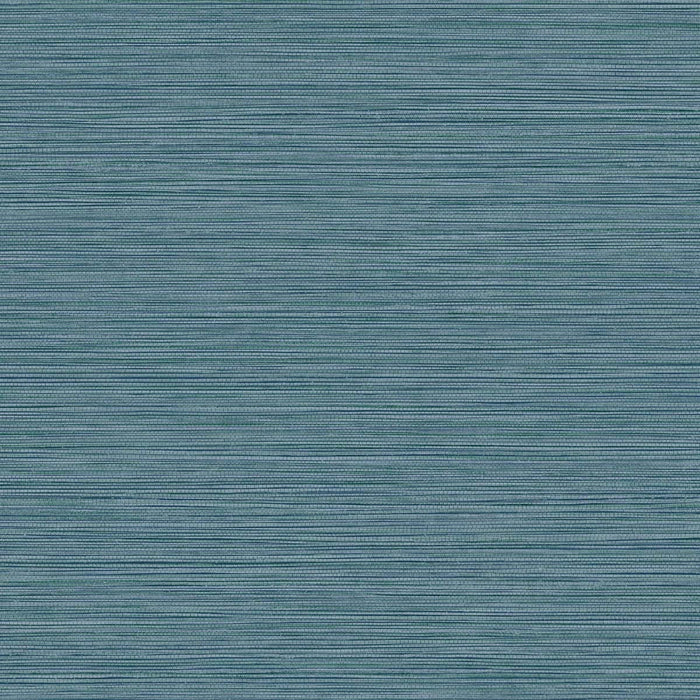 Seabrook Designs Grasslands Ocean Blue Wallpaper Sample BV30116