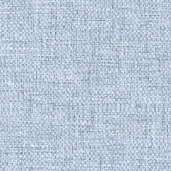 Seabrook Designs Easy Linen Sky Blue Wallpaper Sample BV30212