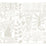 York Primitive Trees White & Cream Wallpaper BW3861