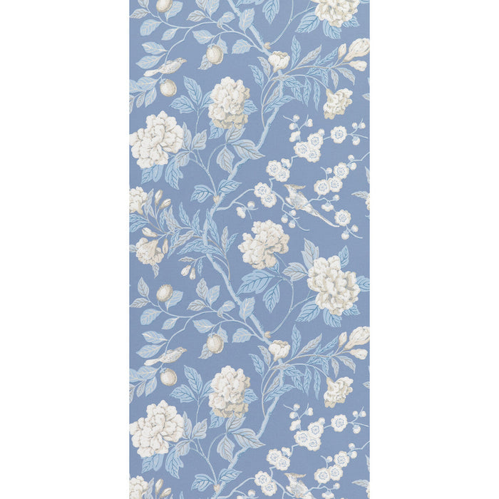 GP & J Baker Emperor'S Garden Blue Wallpaper Sample BW45000.9.0