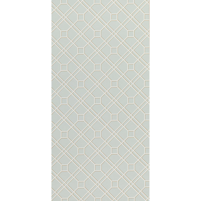 GP & J Baker Langdale Trellis Soft Aqua Wallpaper Sample BW45071.11.0