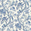 GP & J Baker Eltham Indigo Wallpaper Sample BW45094.5.0