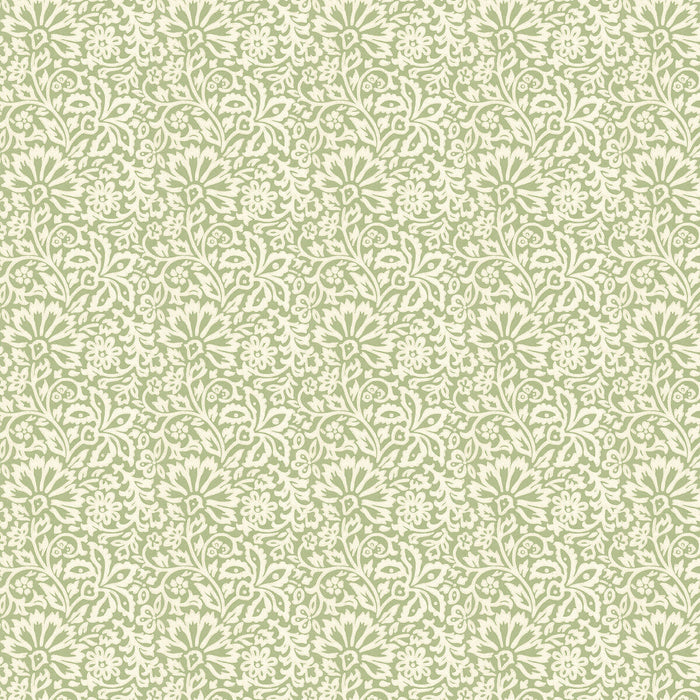 GP & J Baker Flora Green Wallpaper Sample BW45097.3.0