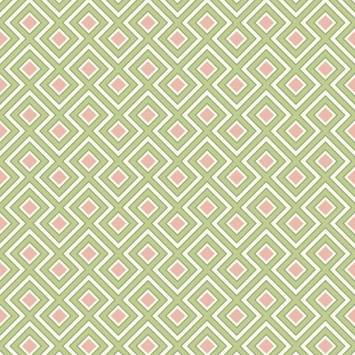 GP & J Baker La Fiorentina Small Green/Blush Wallpaper Sample BW45098.2.0