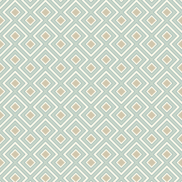 GP & J Baker La Fiorentina Small Aqua Wallpaper Sample BW45098.4.0