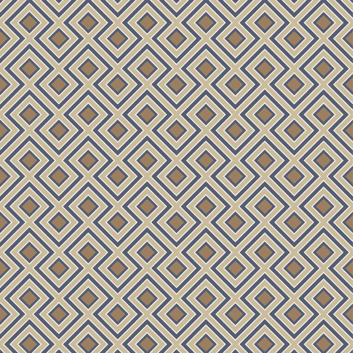 GP & J Baker La Fiorentina Small Indigo Wallpaper Sample BW45098.5.0