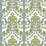 GP & J Baker Birds & Cherries Green/Blue Wallpaper Sample BW45100.2.0