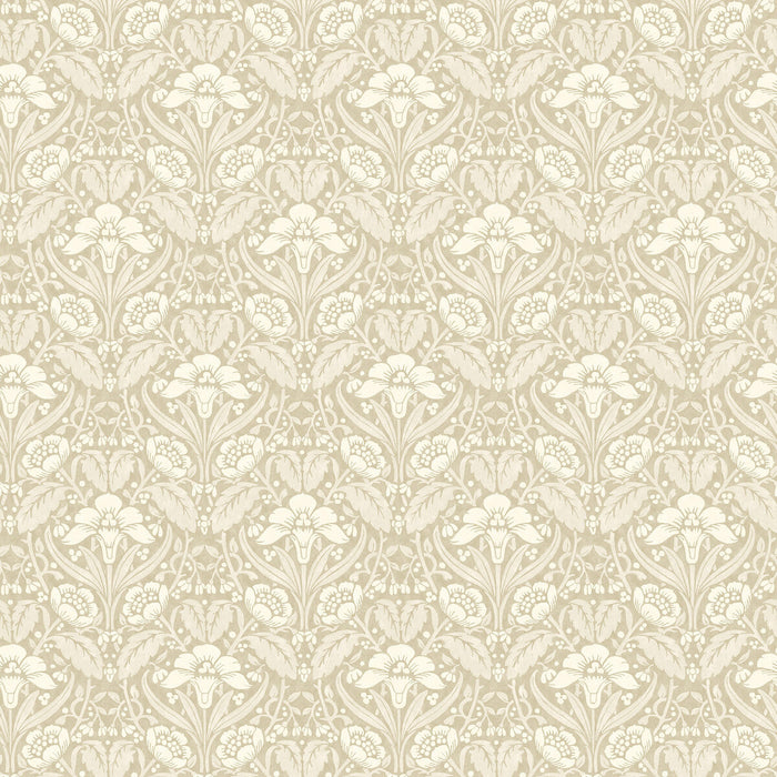 GP & J Baker Iris Meadow Linen Wallpaper Sample BW45101.4.0