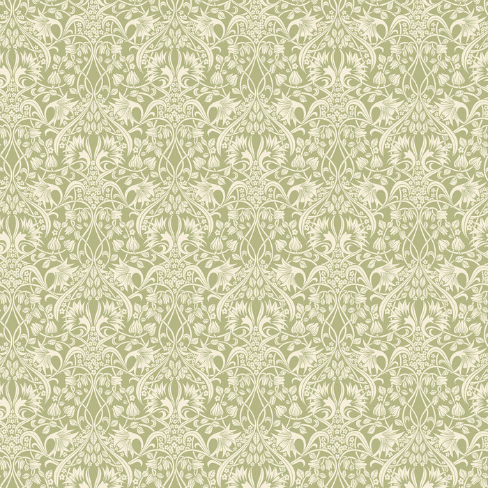 GP & J Baker Fritillerie Green Wallpaper Sample BW45102.1.0