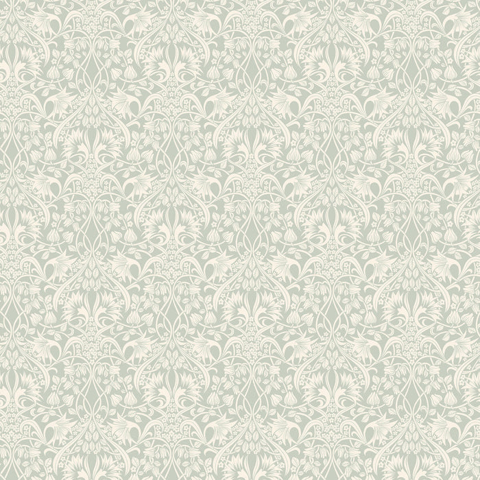 GP & J Baker Fritillerie Aqua Wallpaper Sample BW45102.3.0